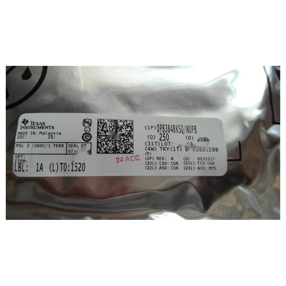 DP83848KSQ/NOPB_TI德州仪器_以太网 IC_原装现货