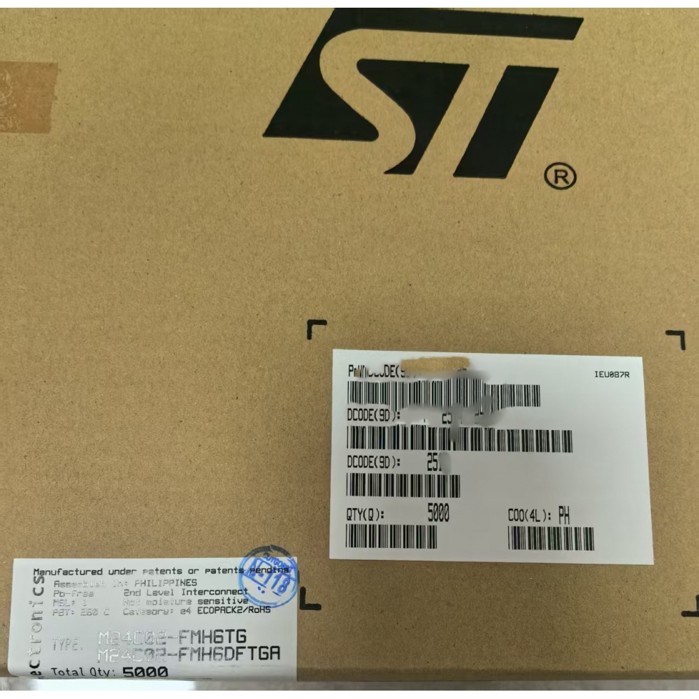 M24C02-FMH6TG_ST意法半导体_存储器 IC _原装现货