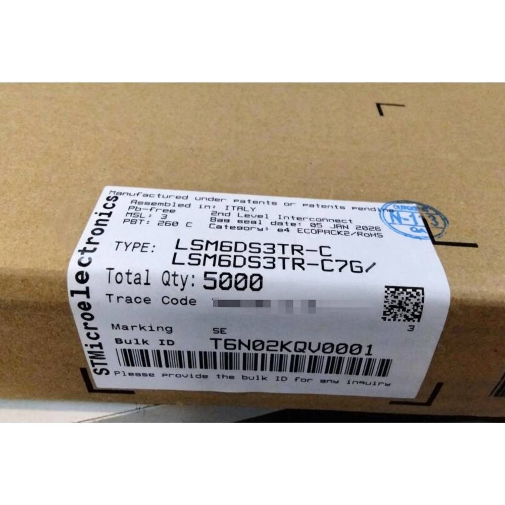 LSM6DS3TR-C_ST意法半导体_惯性测量单元IMU_原装现货